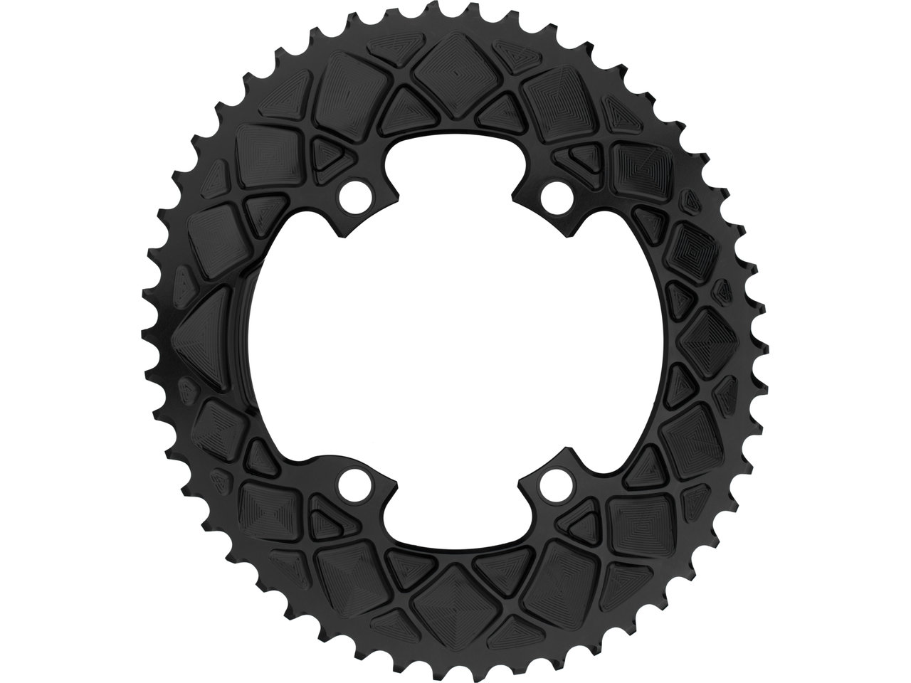 Premium Oval Road 110 4 Bcd Kettenblatt Fur Shimano Dura Ace Ultegra 105 Kurbeln 10 11s Schwarz