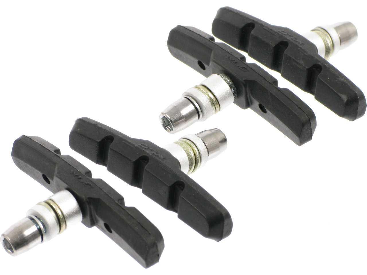 Lot De 4 Plaquettes De Frein V-Brake Pour Vélo - Compatible Universel, Freinage Puissant Et Durable - Pour Vélo De Ville, VTT, Trekking