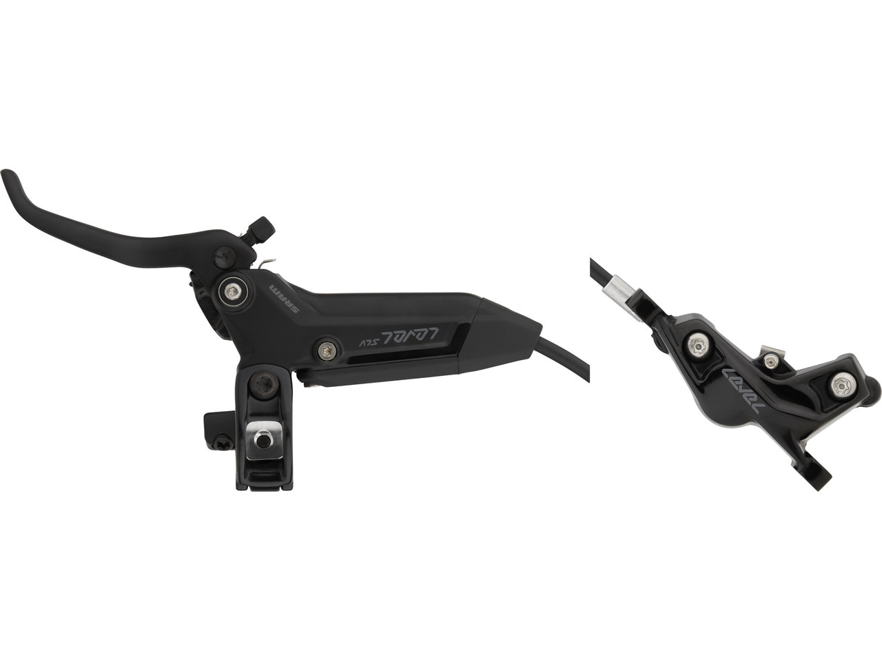SRAM Level Silver Stealth 4-Piston Scheibenbremse SRAM Level Silver Stealth 4-Piston Scheibenbremse
