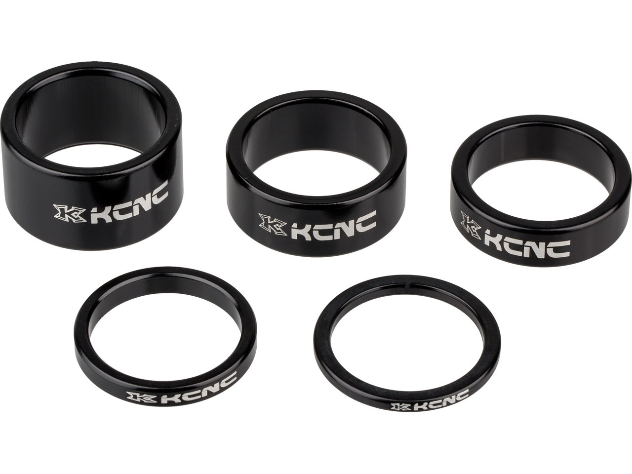 KCNC Headset Spacer Set für 1 1/8" 5-teilig KCNC Headset Spacer Set für 1 1/8" 5-teilig