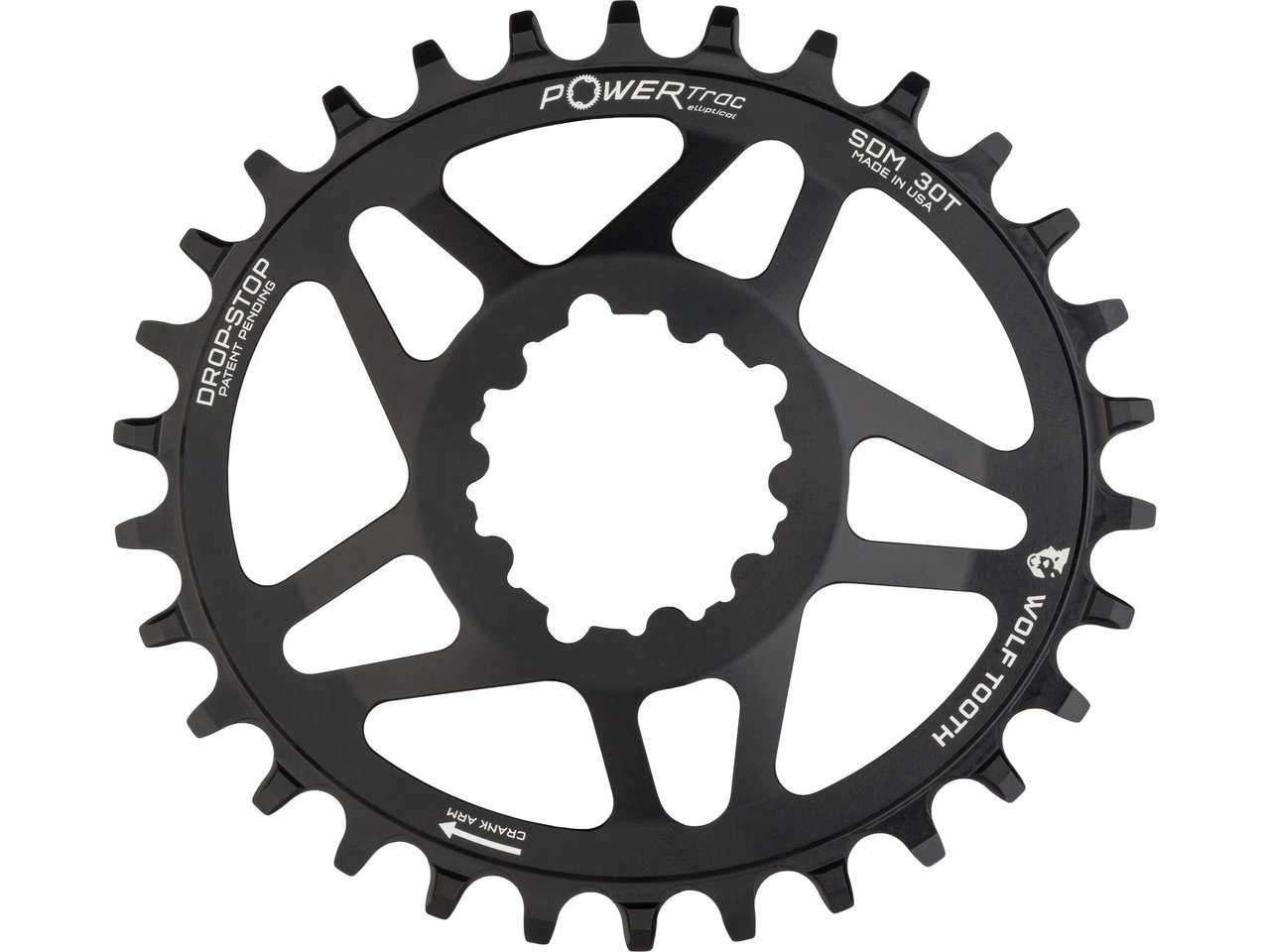 Wolf Tooth Elliptical Direct Mount Kettenblatt für SRAM GXP Wolf Tooth Elliptical Direct Mount Kettenblatt für SRAM GXP