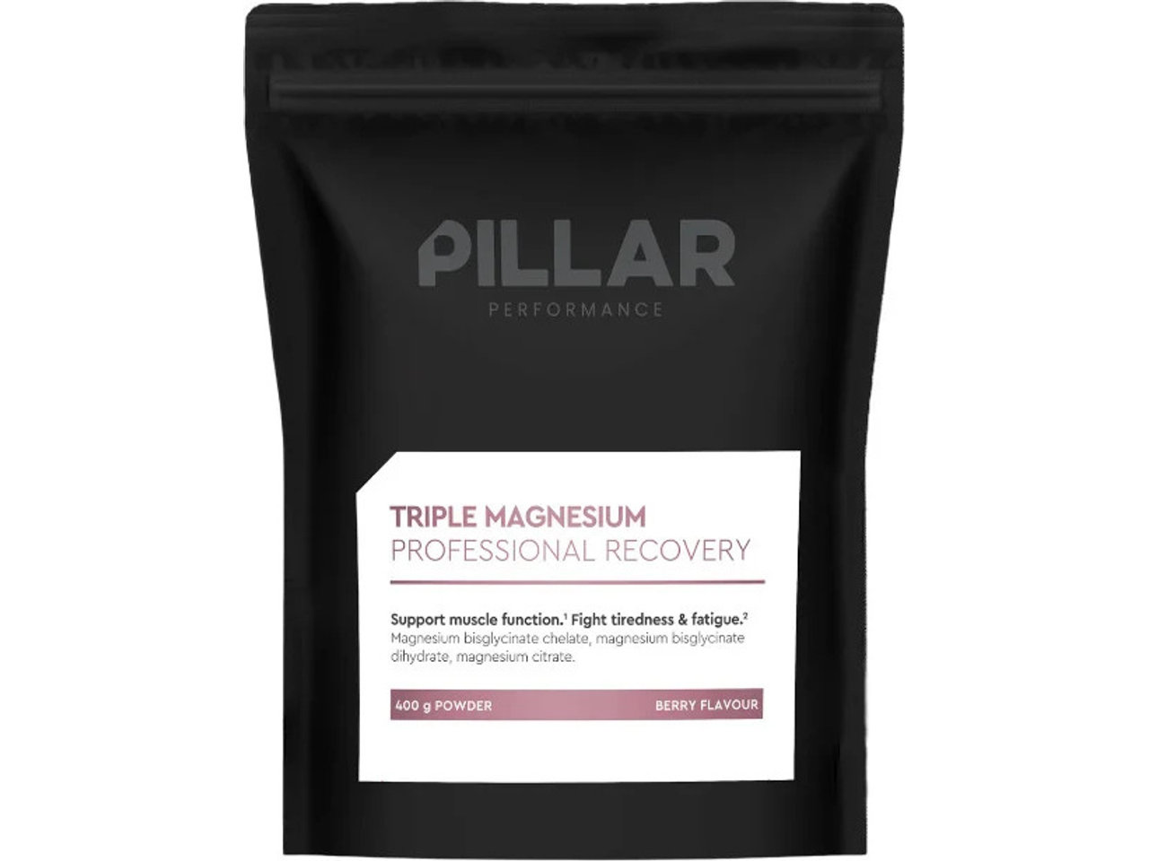 Pillar Performance Triple Magnesium Recovery 400 gram Berry Pulver