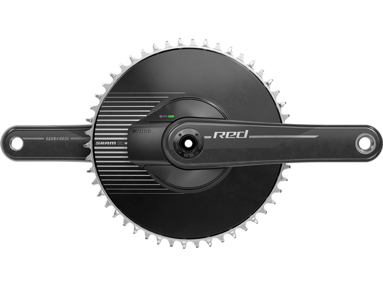 Kurbelgarnitur Quarq Red 1 E1 Aero 167,5 Mm - Präziser Integrierter Leistungsmesser