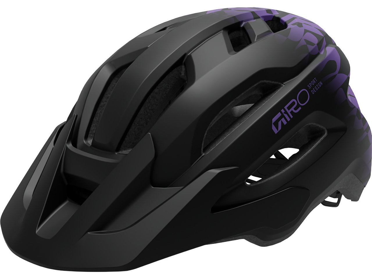 Matte black / purple rush