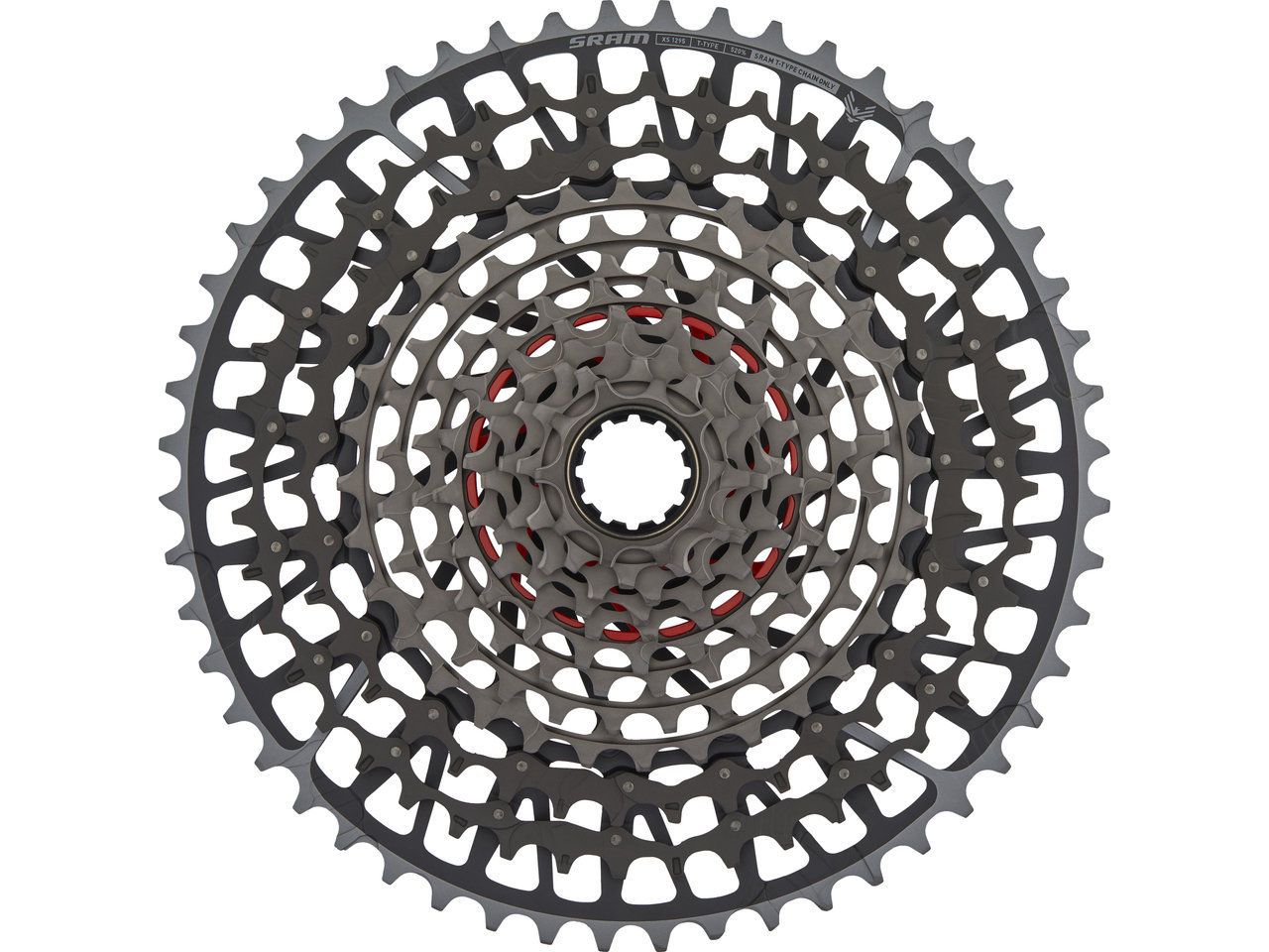 SRAM XS-1295 12-fach T-Type Kassette für X0 Eagle Transmission SRAM XS-1295 12-fach T-Type Kassette für X0 Eagle Transmission
