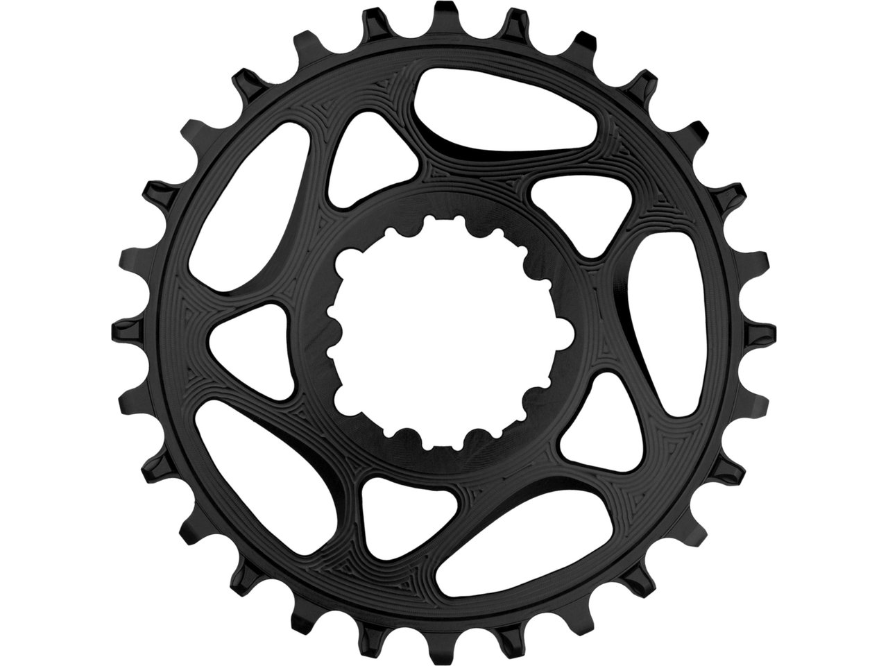 absoluteBLACK Round Boost Kettenblatt für SRAM Direct Mount 3 mm Offset absoluteBLACK Round Boost Kettenblatt für SRAM Direct Mount 3 mm Offset