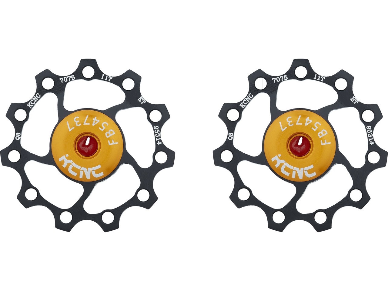 KCNC Jockey Wheel Alu Schalträdchen mit Keramiklager - 1 Paar KCNC Jockey Wheel Alu Schalträdchen mit Keramiklager - 1 Paar
