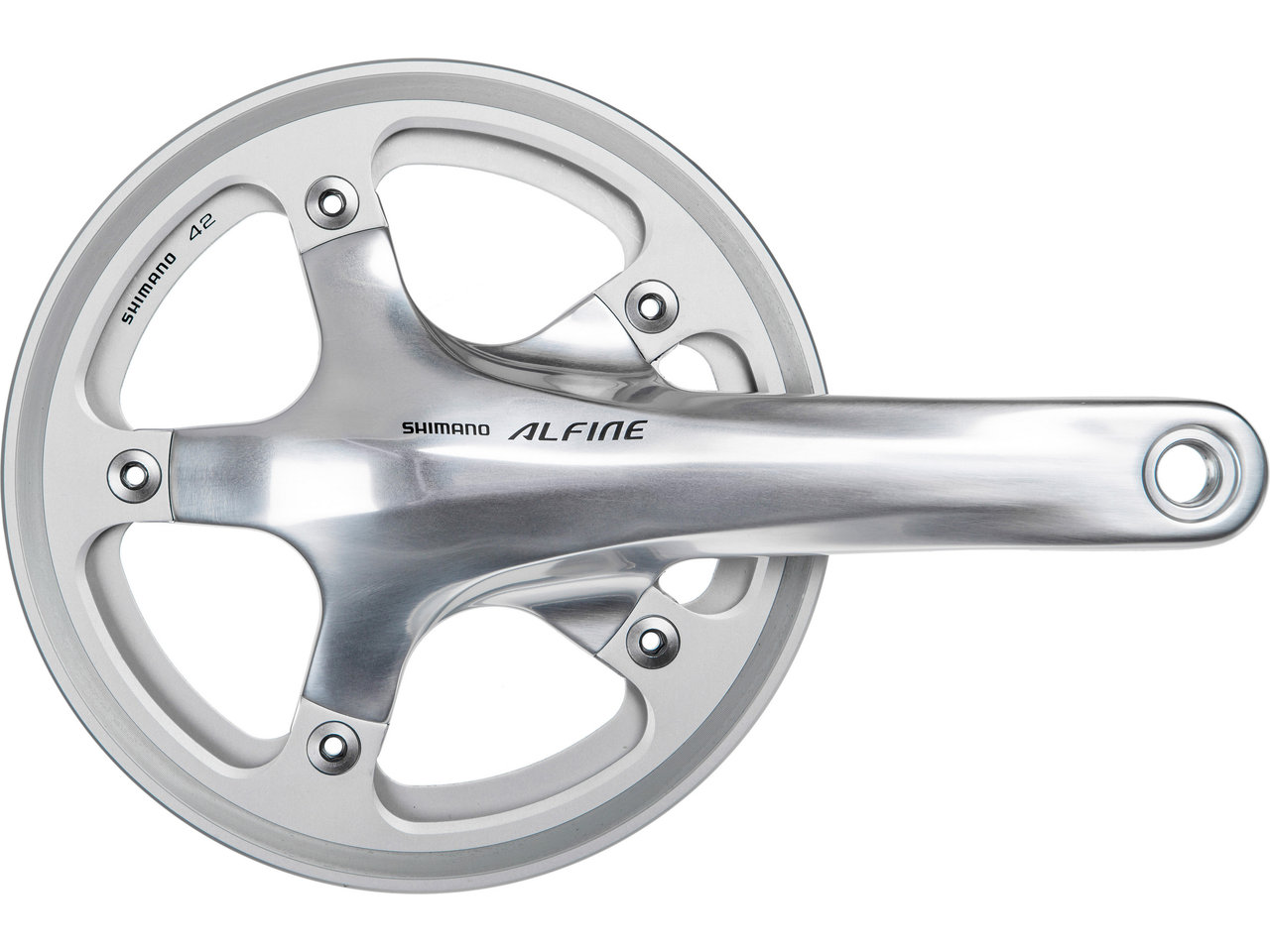 Shimano Alfine Kurbelgarnitur FC-S501 mit doppeltem Kettenschutzring