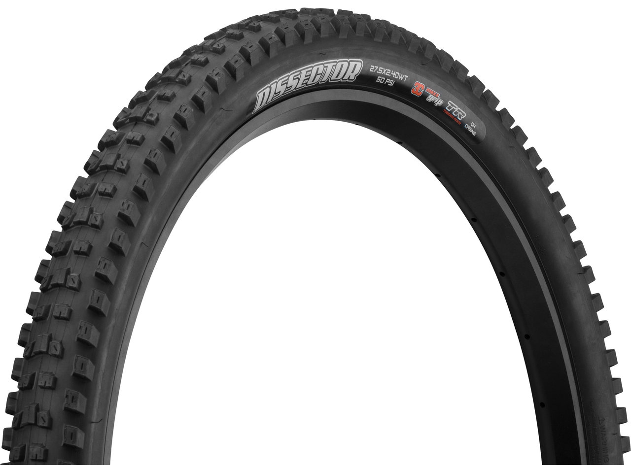 Maxxis Dissector 3C MaxxGrip Downhill WT TR 27,5" Faltreifen
