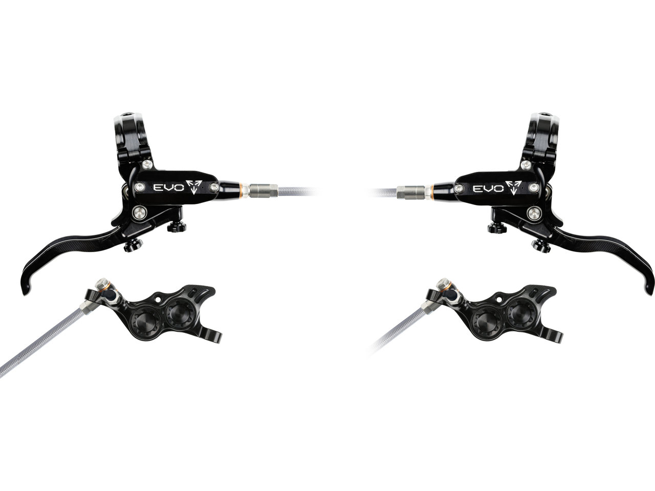 Evo Tr4 V+h Set Scheibenbremse Mit Stahlflexleitung