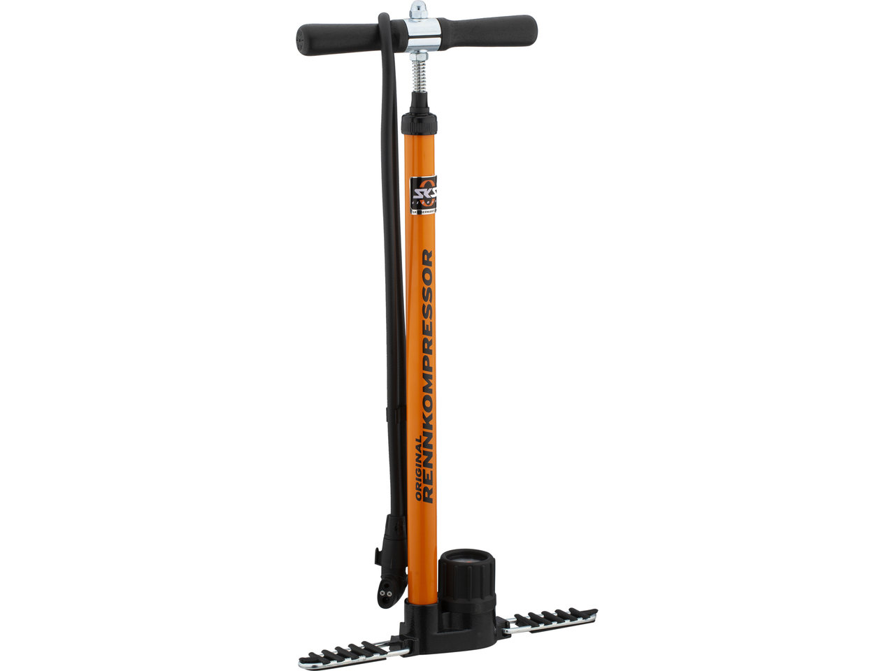 SKS Rennkompressor Standpumpe mit Multivalve-Schlauchanschluss