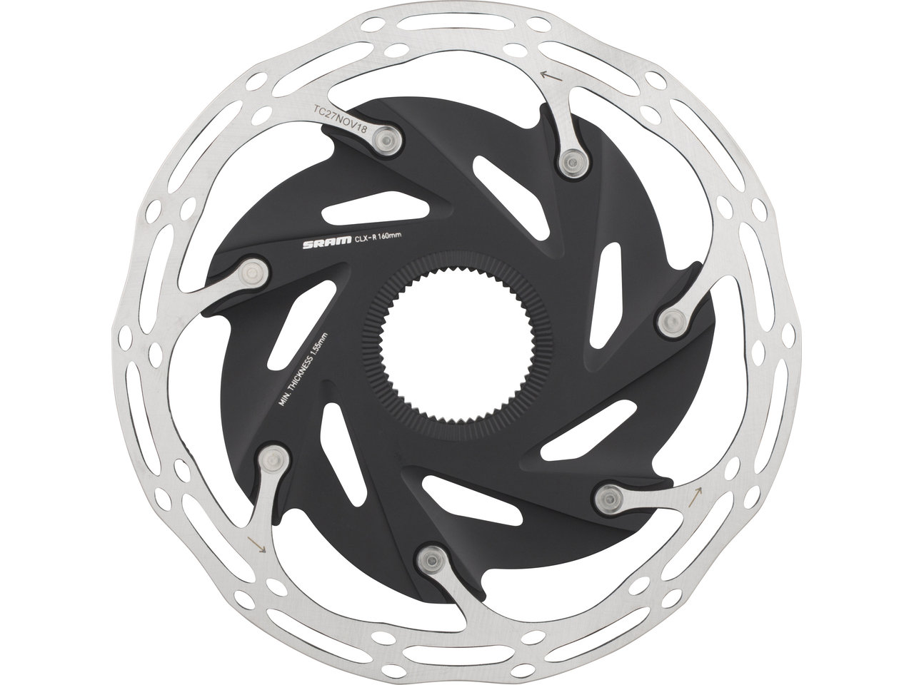 SRAM Centerline Rounded XR 6-Loch Bremsscheibe 2-teilig