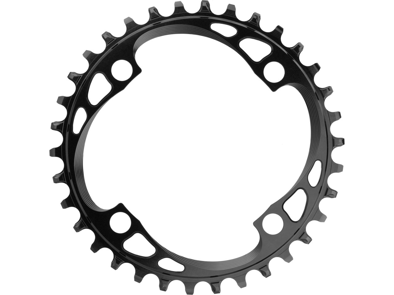 absoluteBLACK Round 1X Kettenblatt für 104/64 BCD