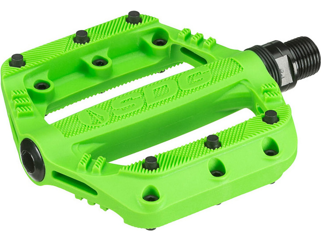 Slater Jr. Pedal 90x90mm Neon Grün