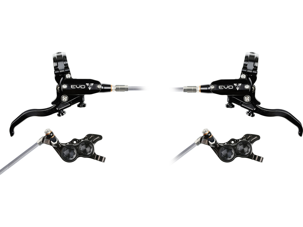 Evo Gr4 V+h Set Scheibenbremse Mit Stahlflexleitung