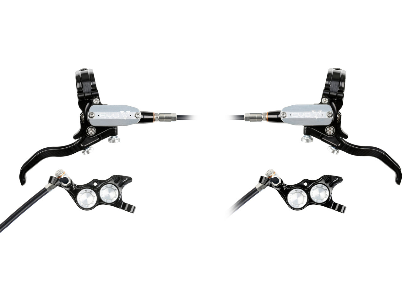 Evo Tr4 V+h Set Scheibenbremse Mit Kunststoffleitung
