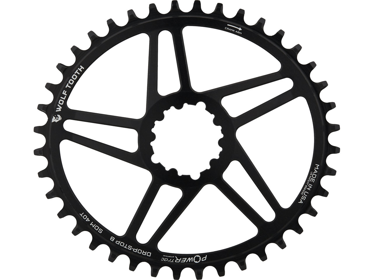 Wolf Tooth Elliptical Direct Mount SRAM 6mm offset Ovale drev Wolf Tooth Elliptical Direct Mount SRAM 6mm offset Ovale drev