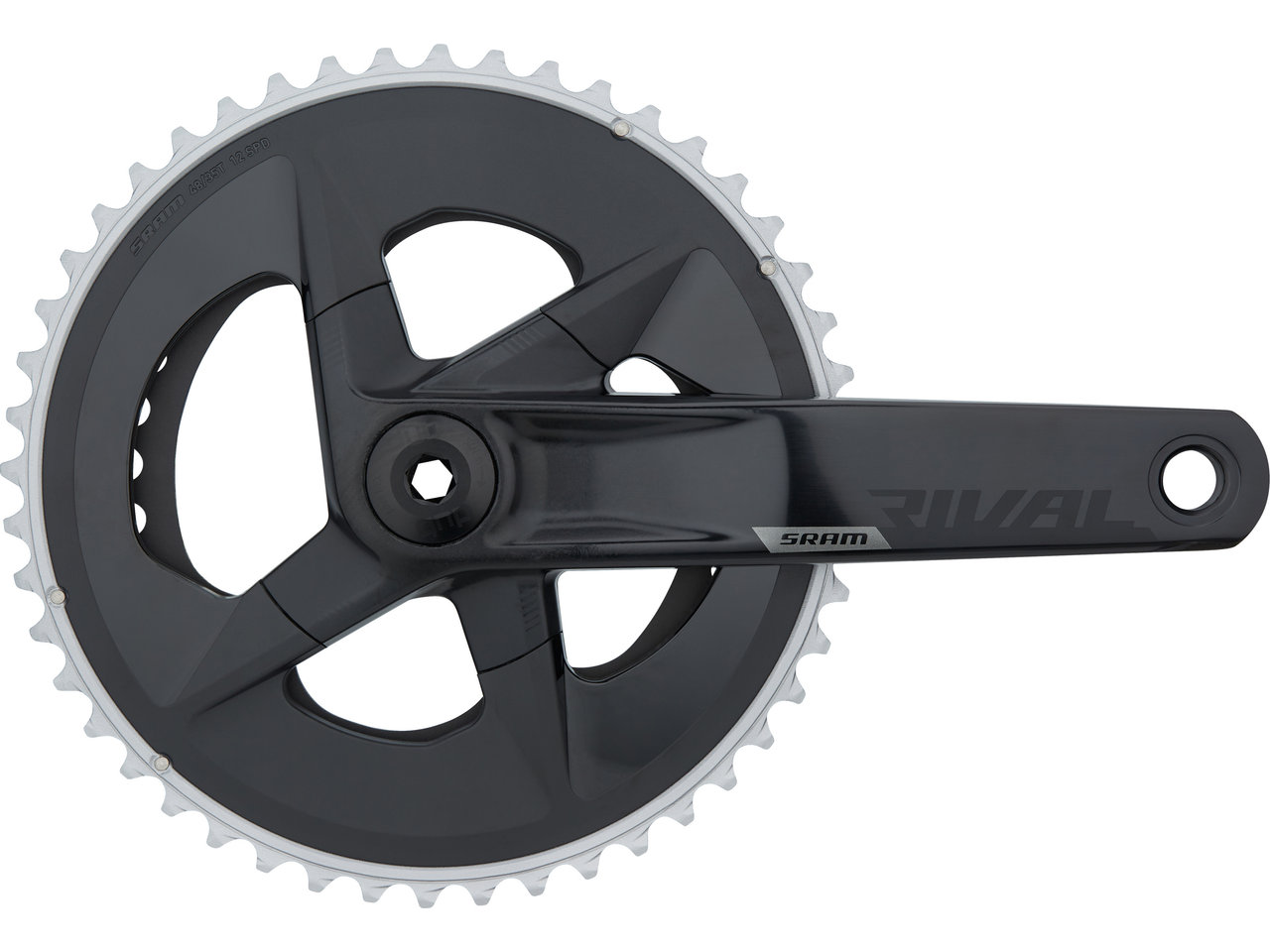 SRAM Rival DUB 2x12-fach Powermeter Kurbelgarnitur SRAM Rival DUB 2x12-fach Powermeter Kurbelgarnitur