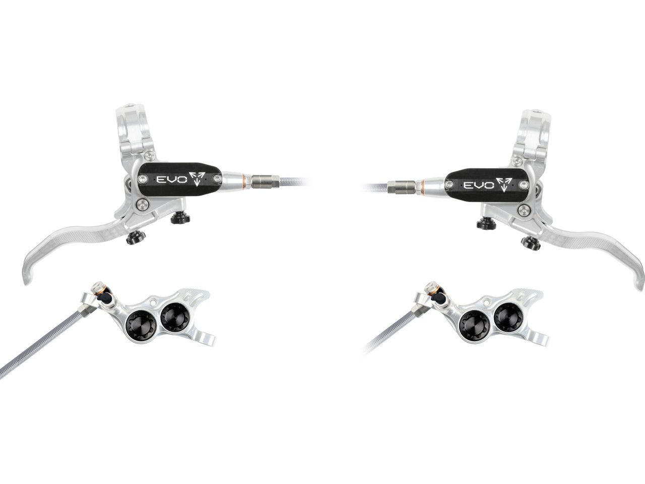 Evo Tr4 V+h Set Scheibenbremse Mit Stahlflexleitung