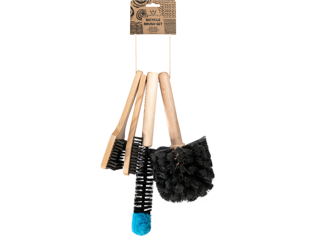 Peaty's Bicycle Brush Set Bürstenset 4-teilig Peaty's Bicycle Brush Set Bürstenset 4-teilig
