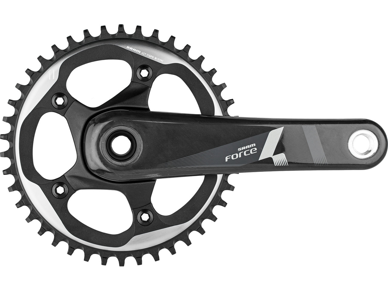 SRAM Force 1 GXP 11-fach, 110 mm Kurbelgarnitur SRAM Force 1 GXP 11-fach, 110 mm Kurbelgarnitur