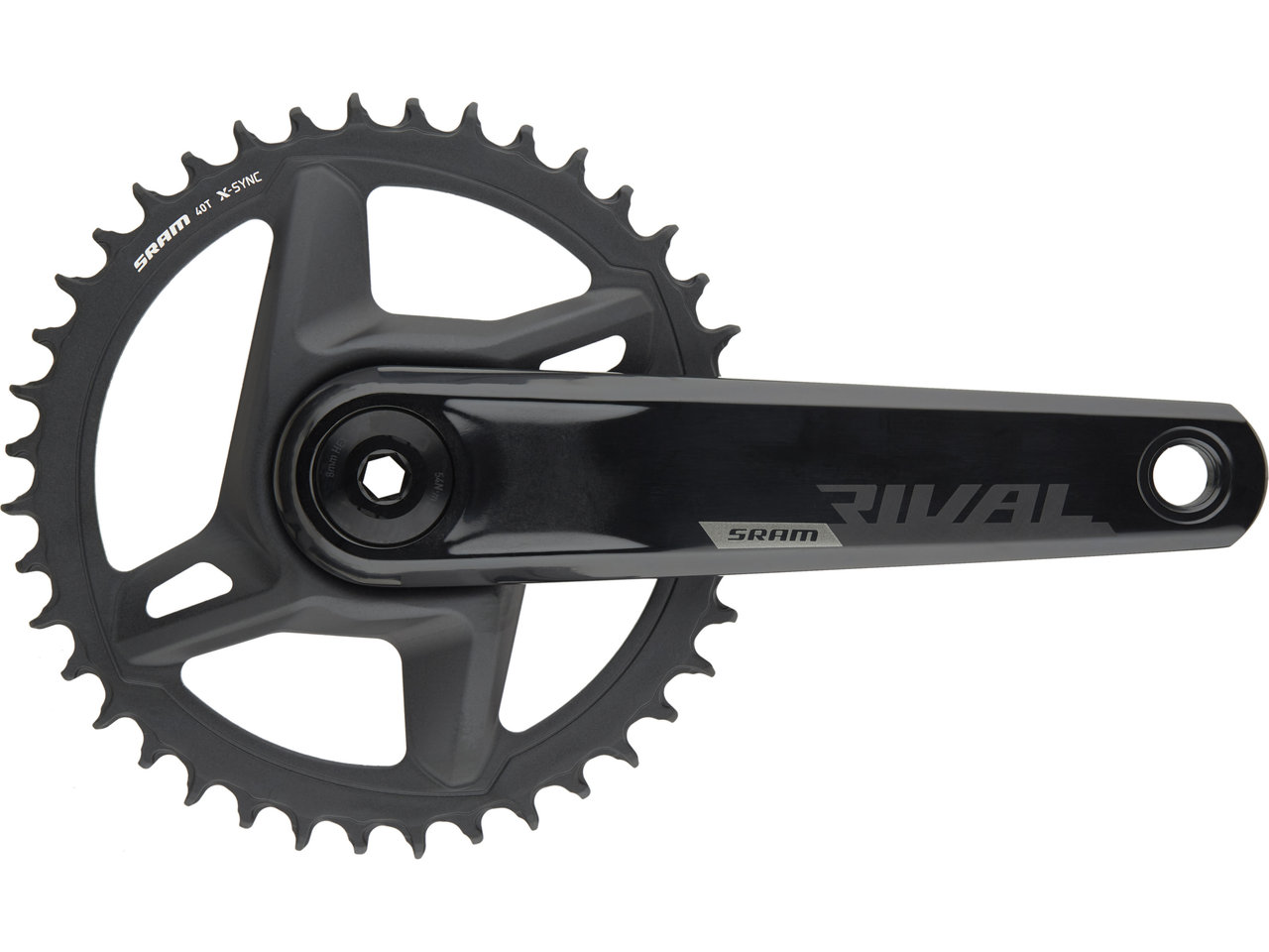 SRAM Rival 1 Wide DUB 1x12-fach Kurbelgarnitur SRAM Rival 1 Wide DUB 1x12-fach Kurbelgarnitur