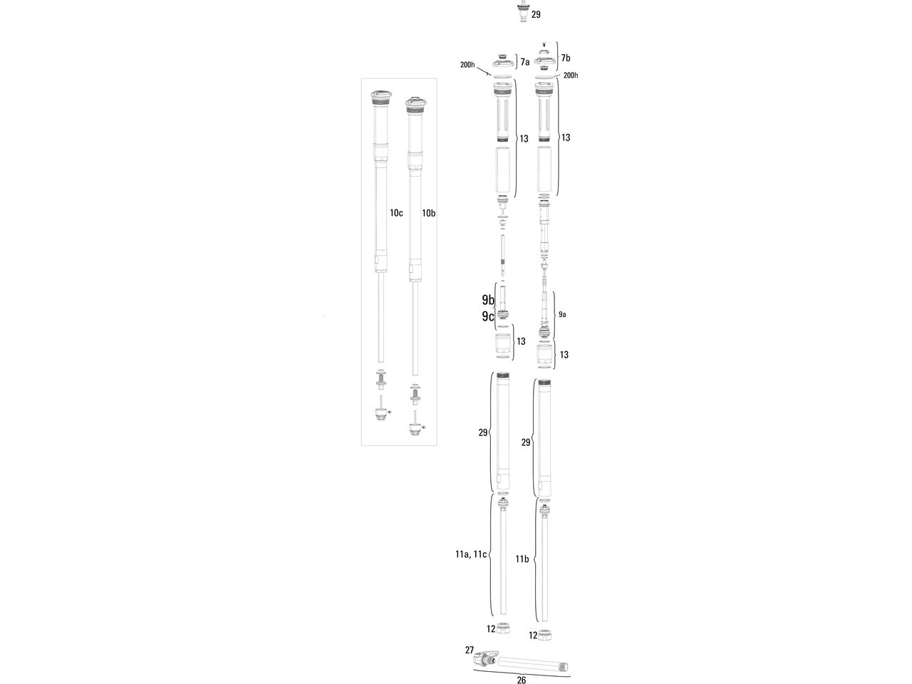 Ersatzteile Pike (a1-a2 / 2014-2017) 27,5"