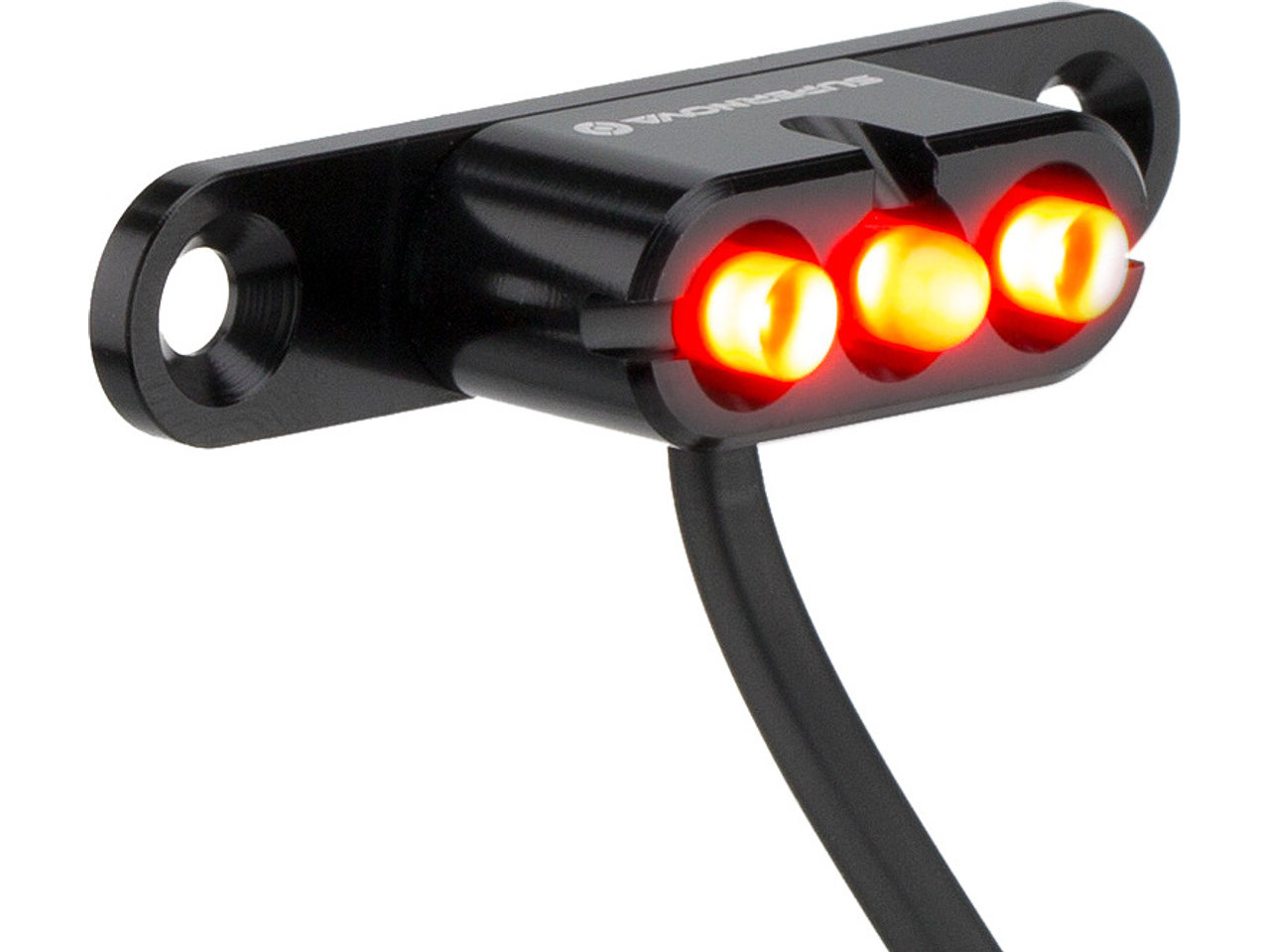 Supernova E3 Tail Light 2 LED Rücklicht mit StVZO-Zulassung, Kabelausgang unten