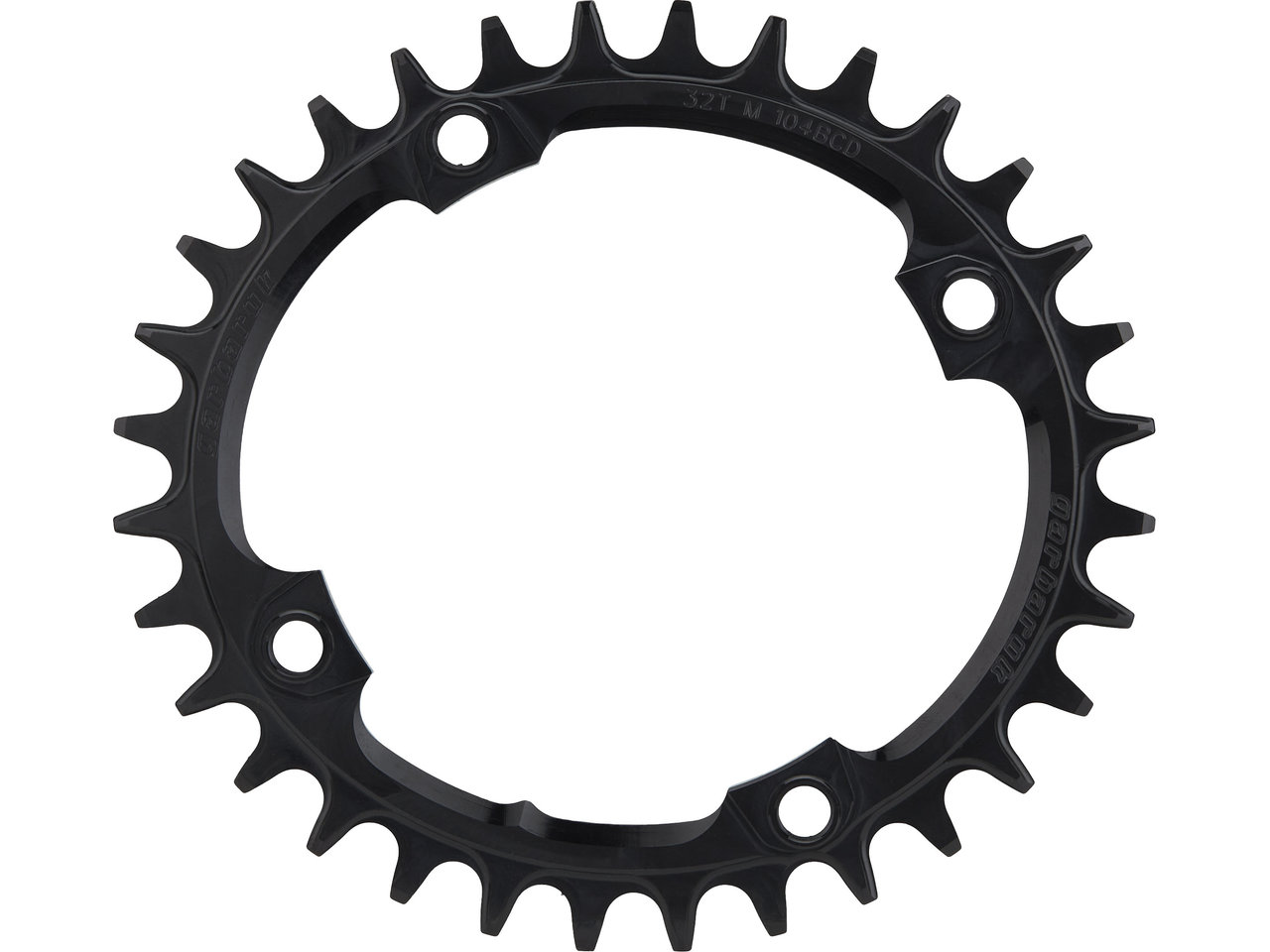 Garbaruk Kettenblatt Oval 104 mm Lochkreis 1-fach Garbaruk Kettenblatt Oval 104 mm Lochkreis 1-fach