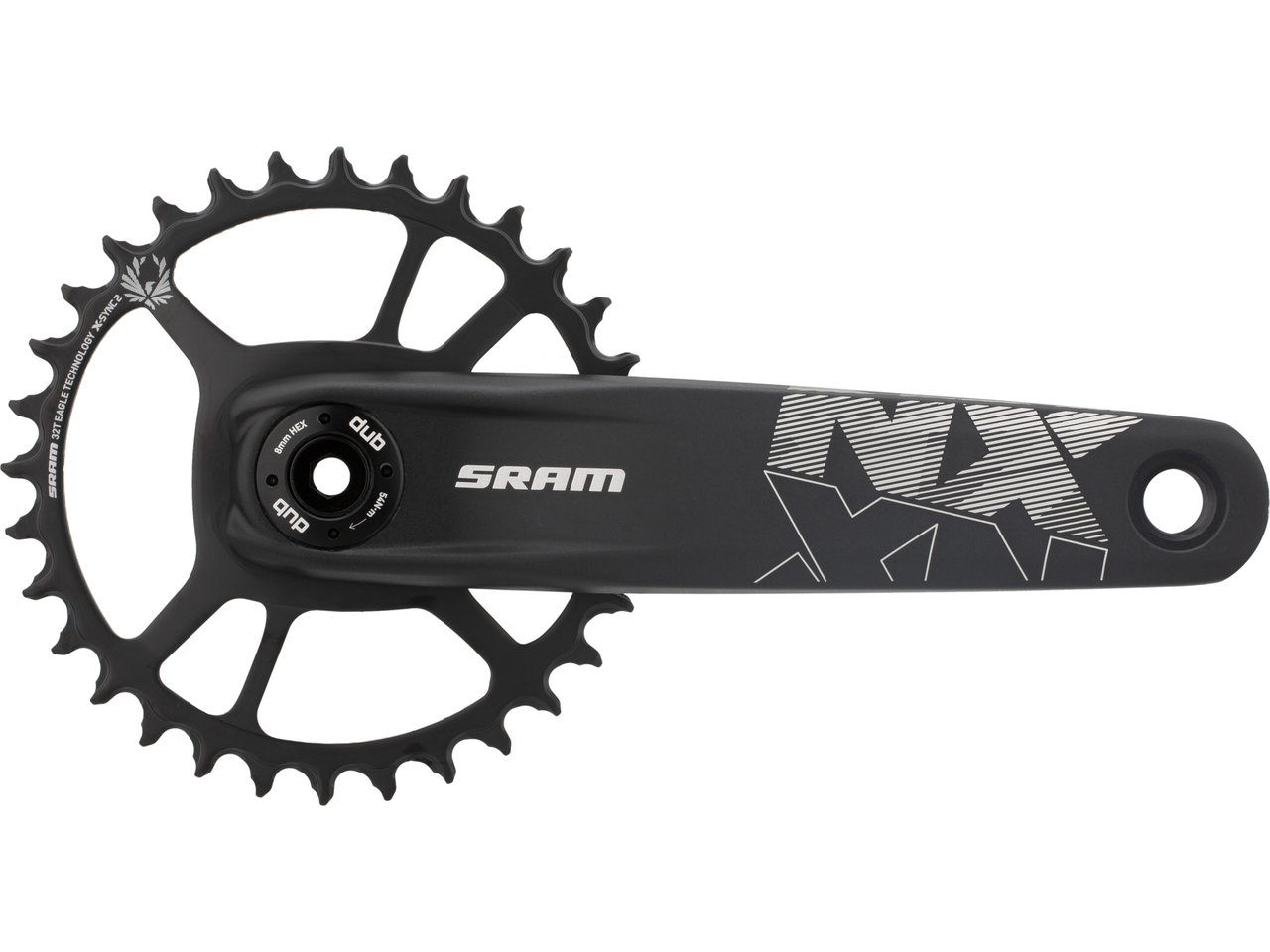 SRAM NX Eagle Boost Direct Mount DUB 12-fach Kurbelgarnitur SRAM NX Eagle Boost Direct Mount DUB 12-fach Kurbelgarnitur
