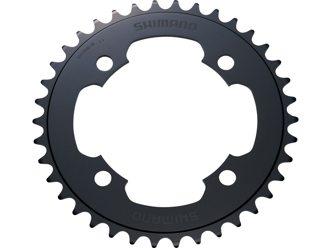 Kettenblatt Dxr Fc-mx71 38z, Für Bmx Race Antriebe, Aluminium, Hohe Steifigkeit, Optimierte Kraftübertragung, Silber