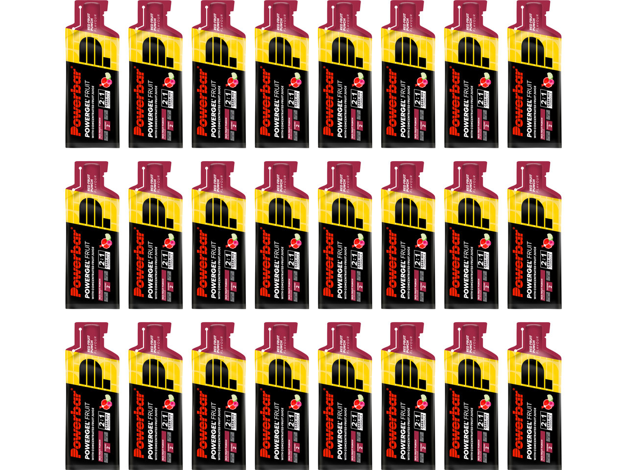 Powerbar PowerGel Fruit - 24 Stück Box Powerbar PowerGel Fruit - 24 Stück Box