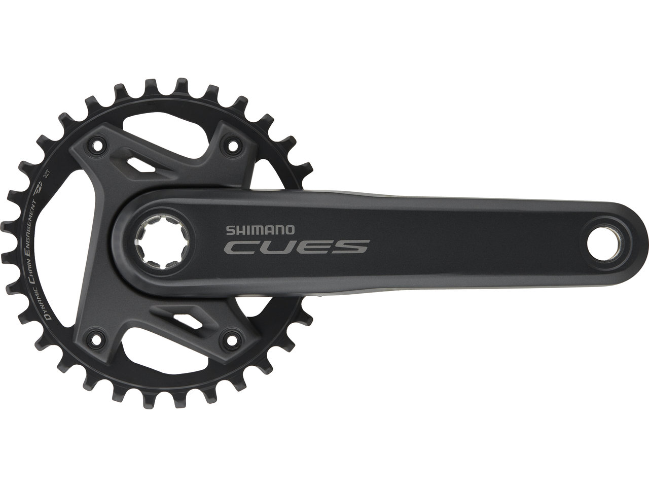 Shimano CUES Kurbelgarnitur FC-U6000-1 mit Kettenschutzring Shimano CUES Kurbelgarnitur FC-U6000-1 mit Kettenschutzring