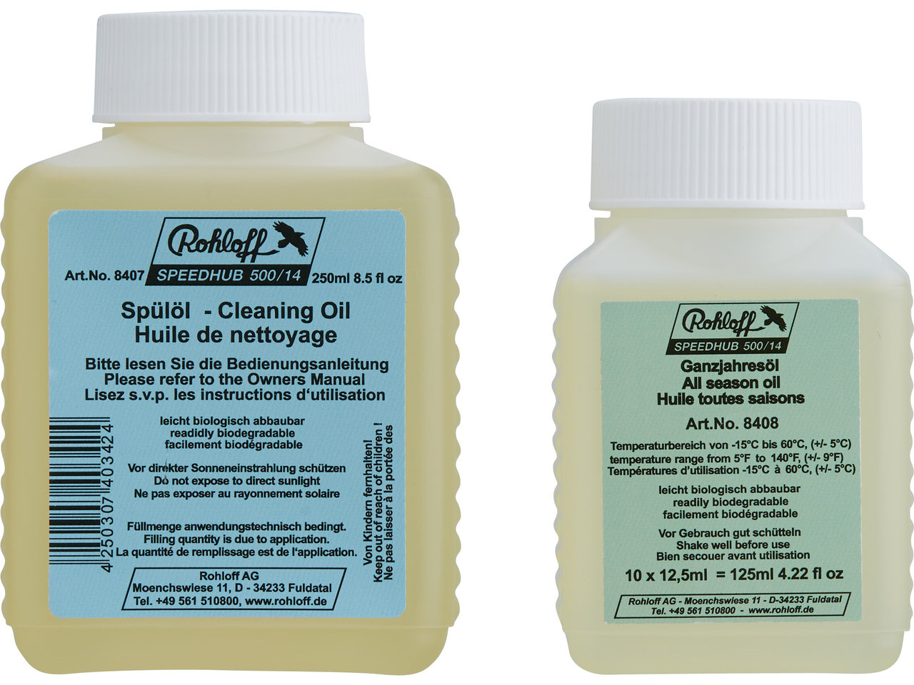 Rohloff Oil of Speedhub 500/14 Öl-Set
