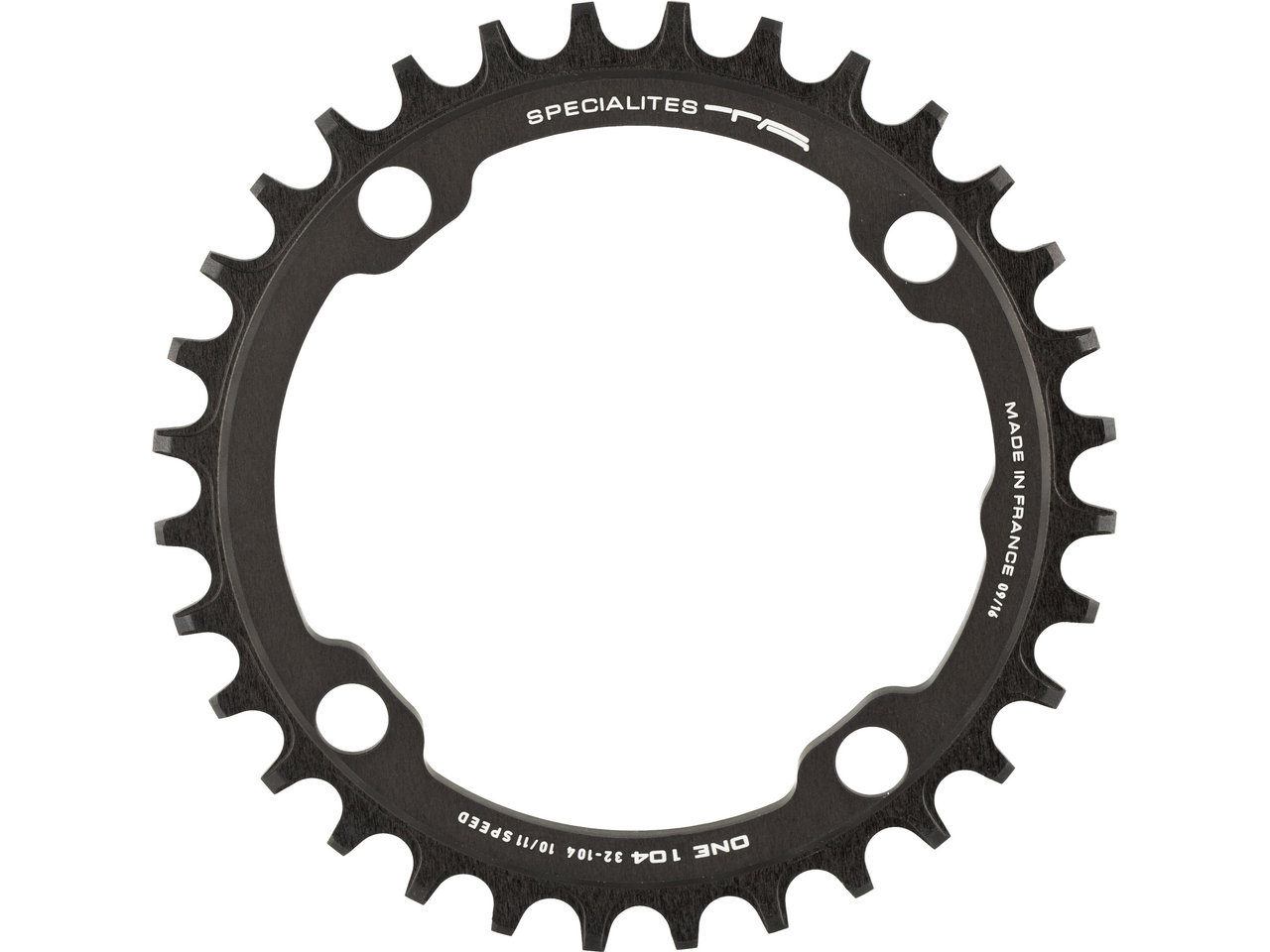 SPECIALITES TA Kettenblatt ONE 104, 4-Arm, 104 mm Lochkreis SPECIALITES TA Kettenblatt ONE 104, 4-Arm, 104 mm Lochkreis