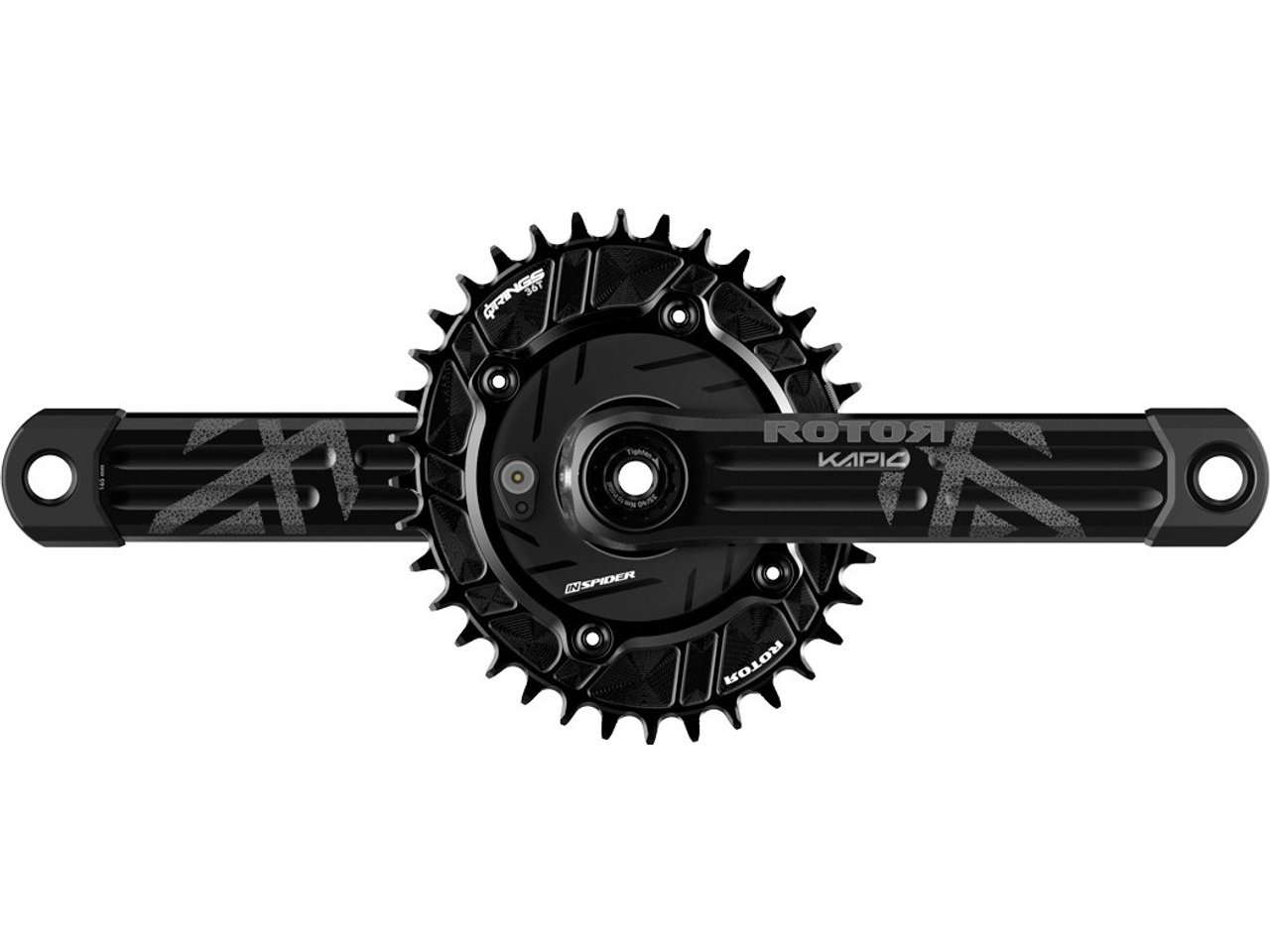 Rotor INspider MTB Kapic Q-RING 34 Z Powermeter Kurbelgarnitur Rotor INspider MTB Kapic Q-RING 34 Z Powermeter Kurbelgarnitur