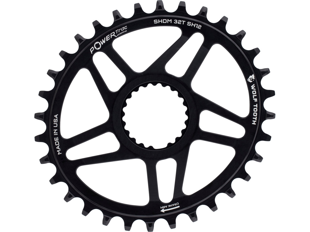 Wolf Tooth Elliptical Shimano DM HyperGlide+ 12-delt Drev Wolf Tooth Elliptical Shimano DM HyperGlide+ 12-delt Drev