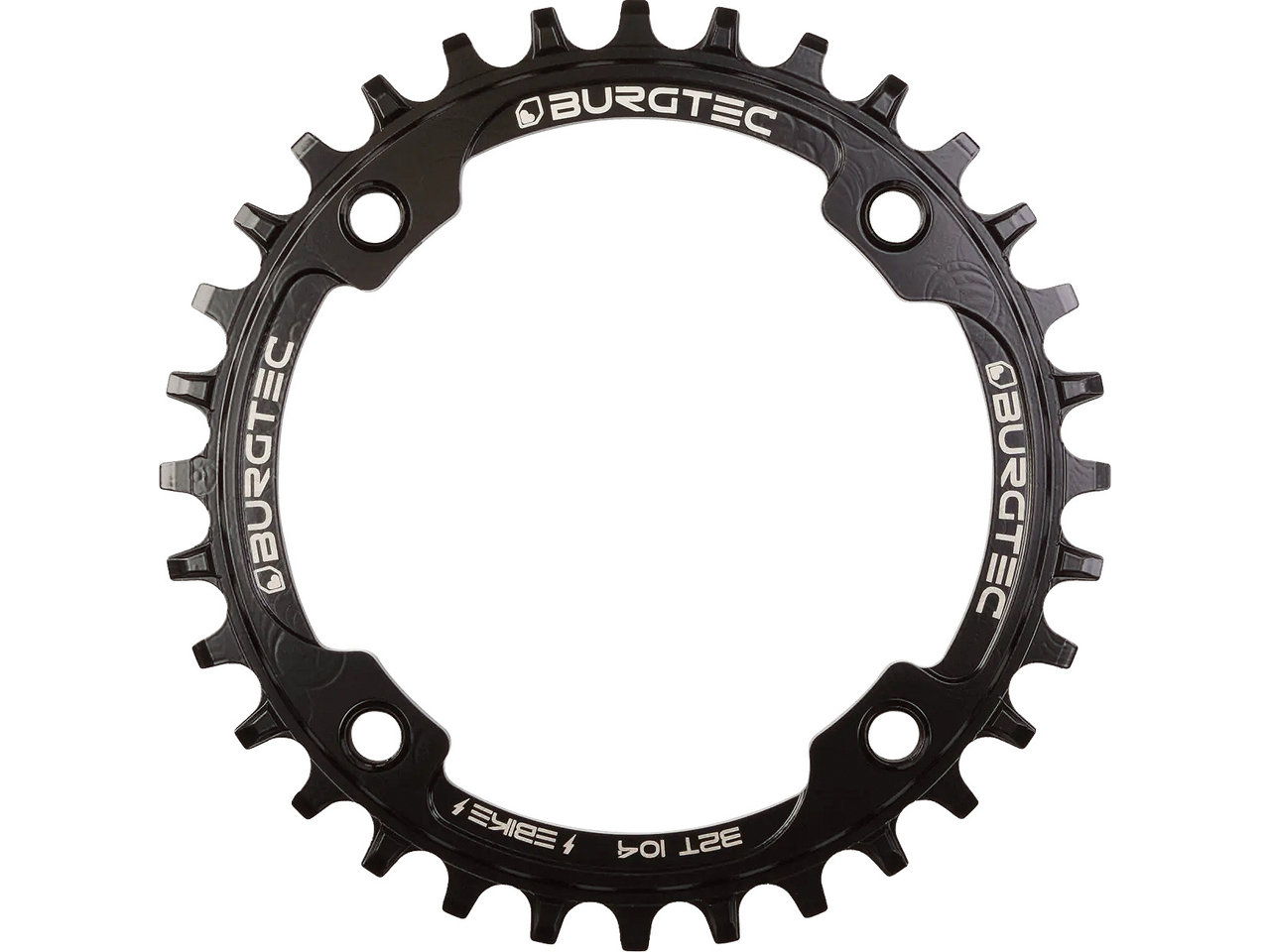 Burgtec 104 mm BCD Inside Fit E-Bike Stahl Thick Thin Kettenblatt