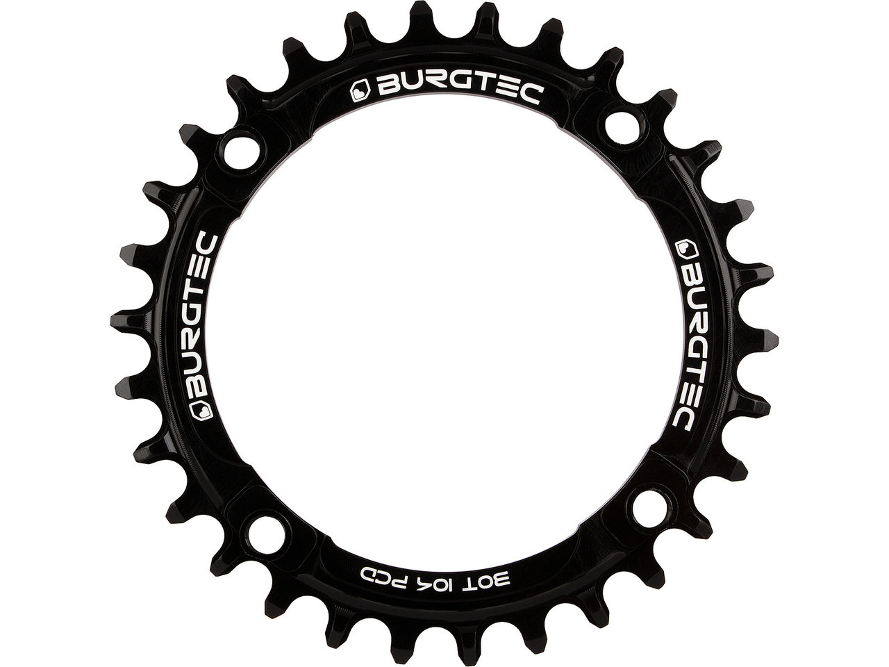 Burgtec 104 mm BCD Thick Thin Kettenblatt für Shimano