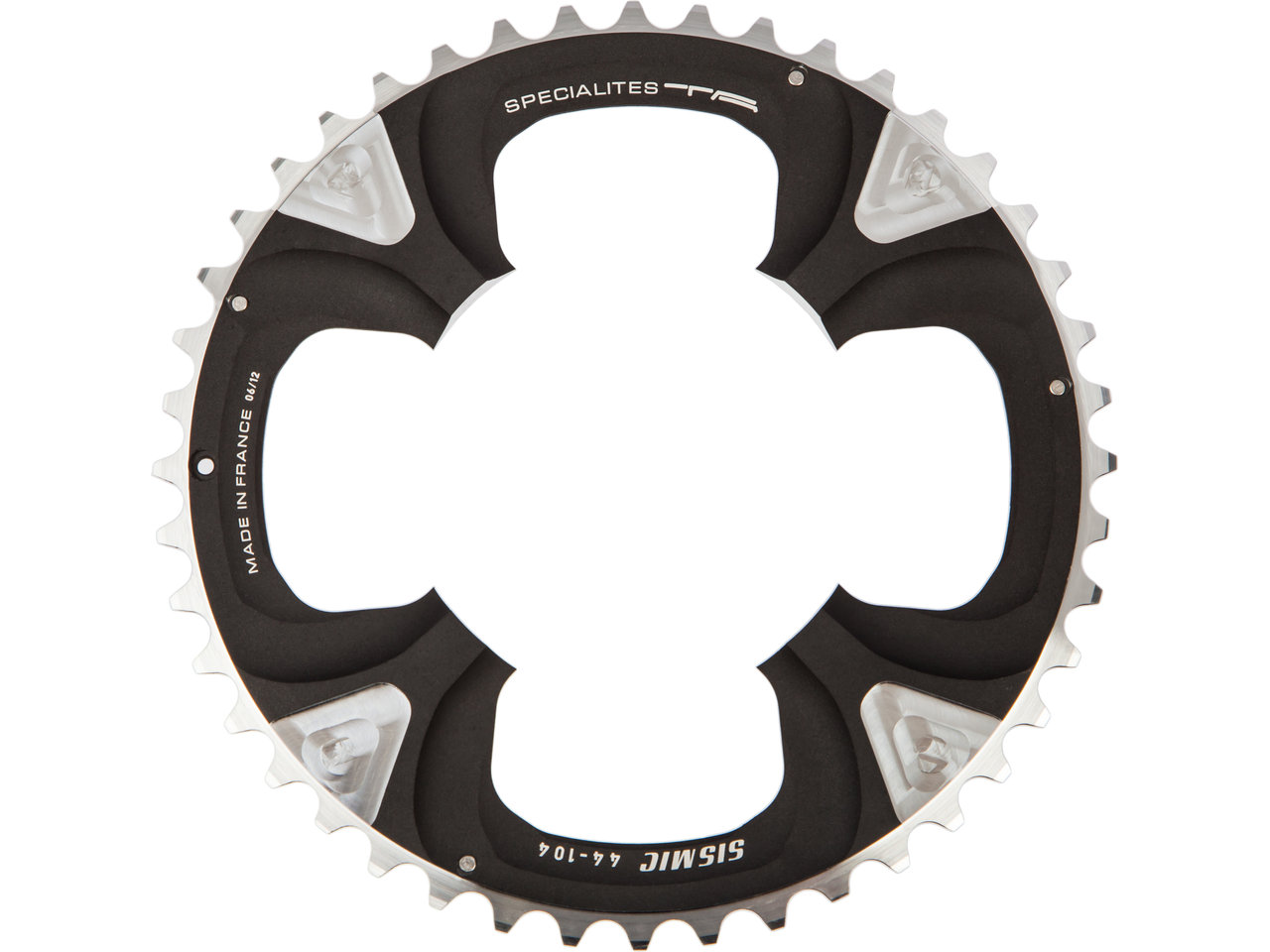 SPECIALITES TA Kettenblatt Sismic, XTR FC-M970, 4-Arm, Mitte/außen, 104 mm Lochkreis SPECIALITES TA Kettenblatt Sismic, XTR FC-M970, 4-Arm, Mitte/außen, 104 mm Lochkreis