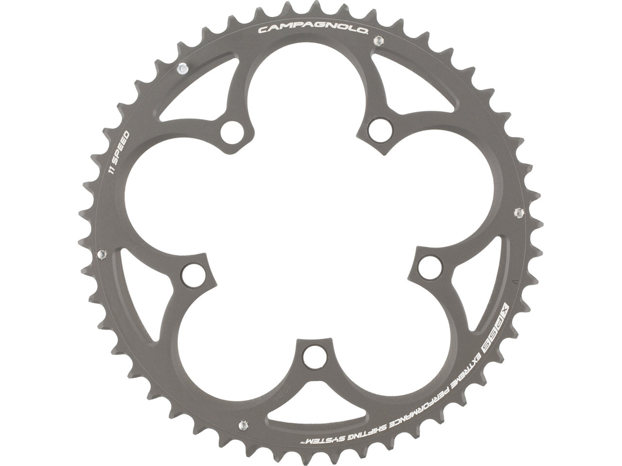 Campagnolo Kettenblatt Athena CT, 11-fach, 5-Arm, 110 mm Lochkreis 2011-2016 Campagnolo Kettenblatt Athena CT, 11-fach, 5-Arm, 110 mm Lochkreis 2011-2016