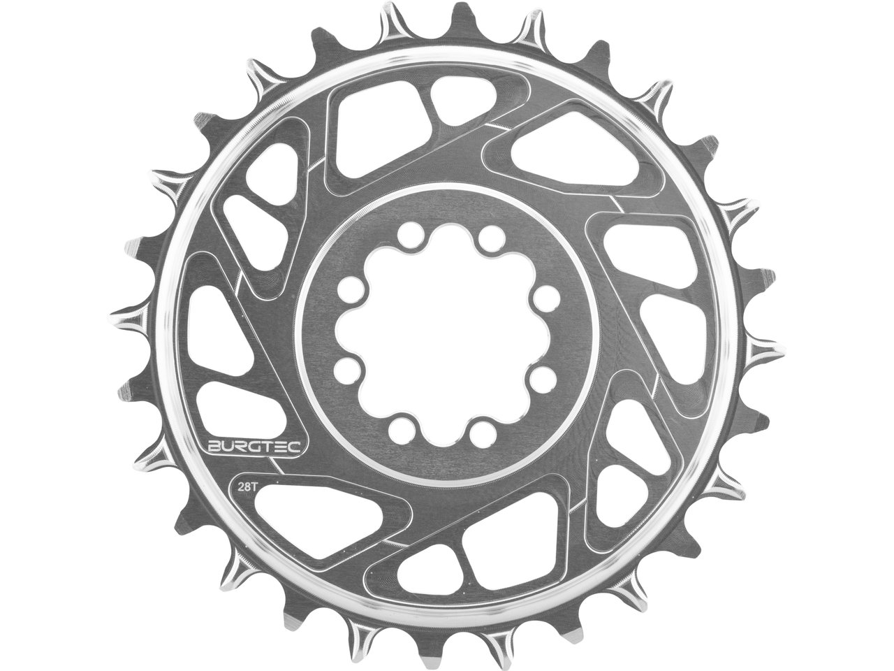 3mm Offset Thick Thin Sram 8-bolt Kettenblatt