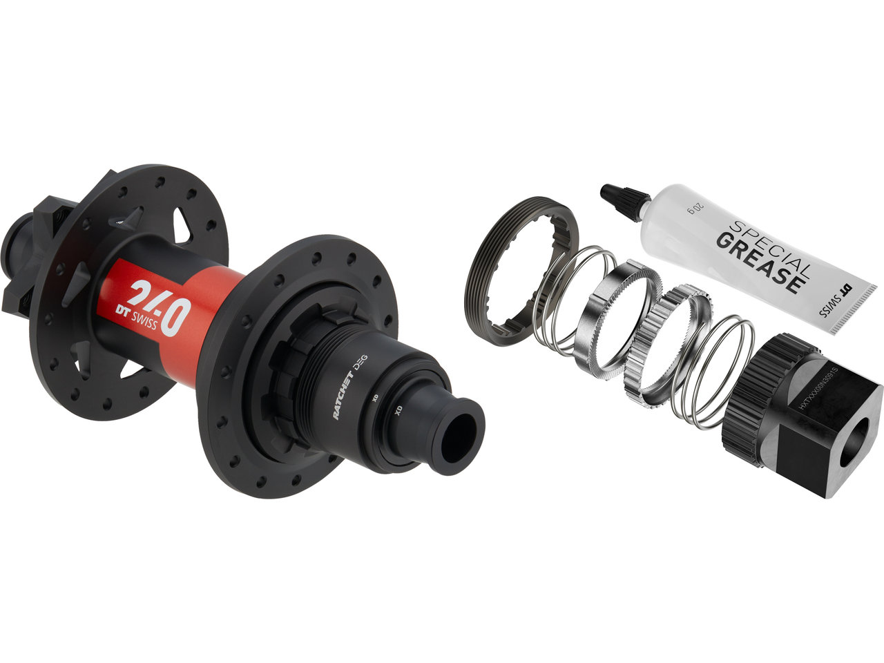 240 Deg Boost Disc 6-loch Hr-nabe + Df Upgrade Set