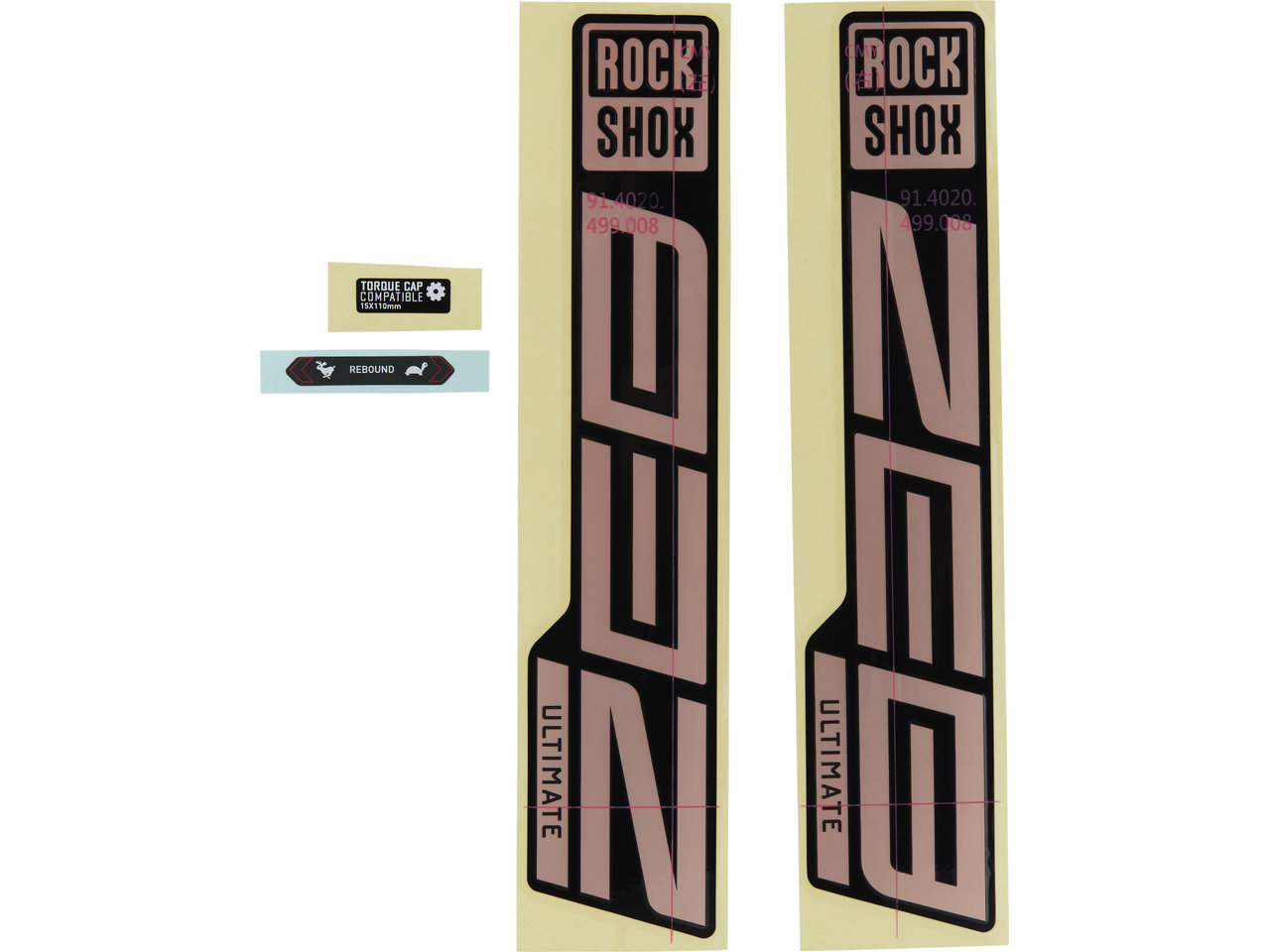 Rock Shox Decal Kit Aufklebersatz für ZEB Ultimate ab Modell 2021 Rock Shox Decal Kit Aufklebersatz für ZEB Ultimate ab Modell 2021