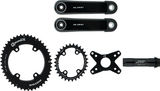 Rotor Pédalier ALDHU Carbone Gravel Q-Ring 46/30 11 vitesses