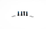 OAK Components Juego de Tornillos de Titanio M6x16 para Adaptador de Frenos de disco
