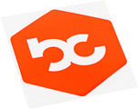 bc basic Calcomanía con logotipo