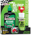 Finish Line No Drip Chain Luber Kit w/ Cross Country Chain Lubricant