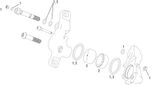 SRAM XX (2010-2011)/XX World Cup (2011) Magnesium Brake Caliper Spare Parts