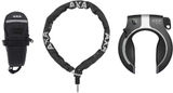 Axa Victory Frame Lock + RLC 100 Plug-In Chain + Saddle Bag Set